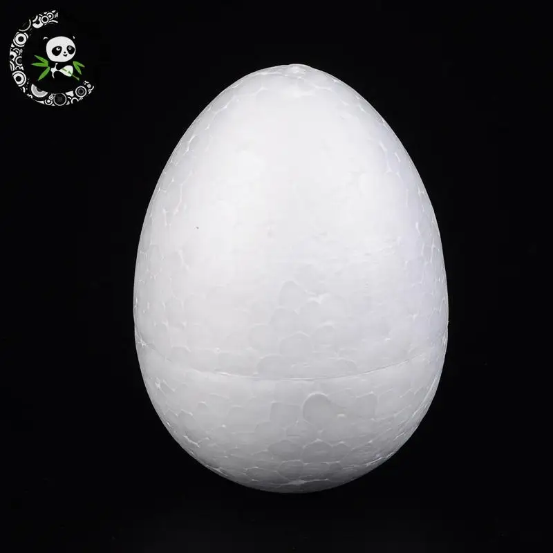 10pcs Egg В форме рождественских колокольчиков моделирование пенополистирол/пенополистирол DIY украшения ремесла, белый, 63x65mm - Цвет: 10pcs Egg