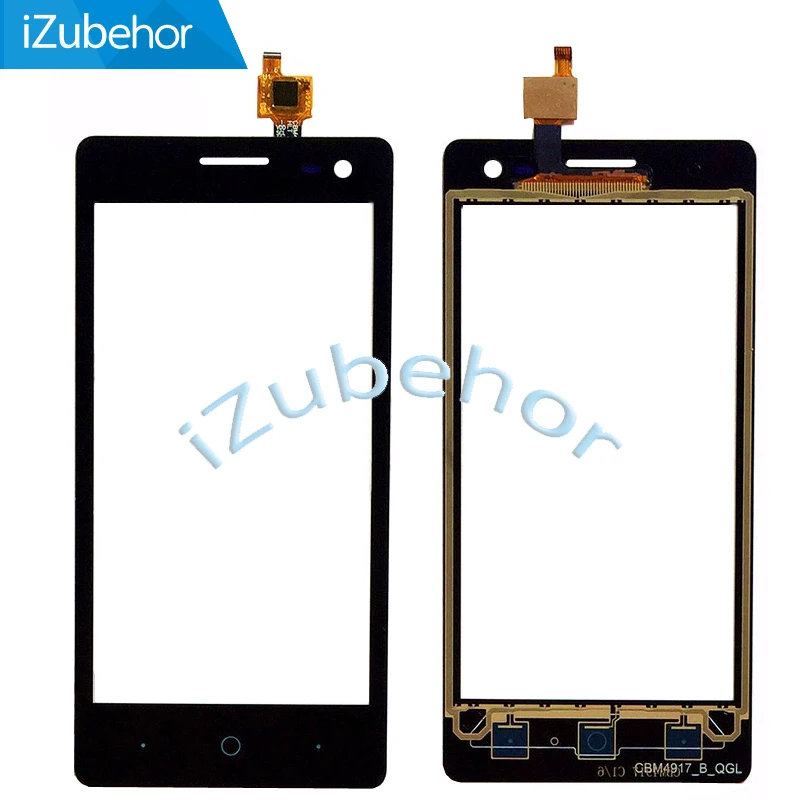100% черный Сенсорный экран дигитайзер сенсорная панель для ZTE Blade GF3 Q Pro T320 V831