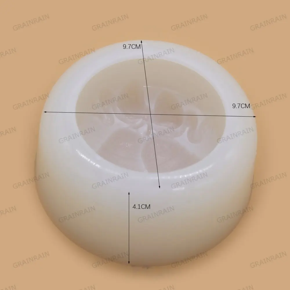 Grainrain Christmas Bell Soap Mold Silicone Making Mould Candle DIY Handmade | Дом и сад