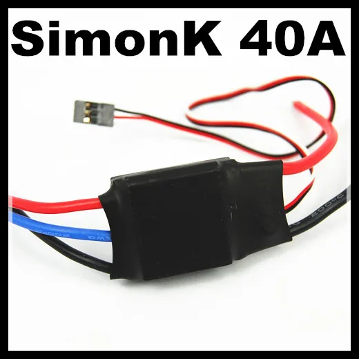 

SimonK 40A ESC 400HZ 2-6S lipo ESC for brushless motor Muticopter Quadcopter