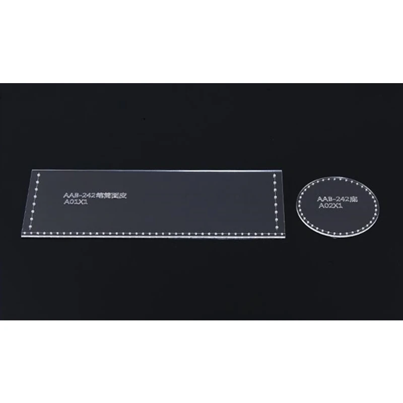 1 комплект акрил для ремонта кожаных поверхностей шаблон дома ручной Leathercraft