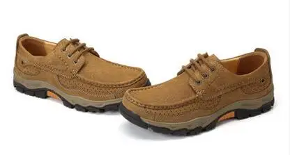 Мужская обувь новая весна 2017 отдыха на открытом воздухе обуви кожаная одежда