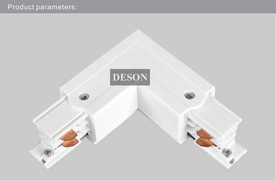 3 фазная цепь 4 проводная квадратная светодиодная трековая направляющая L