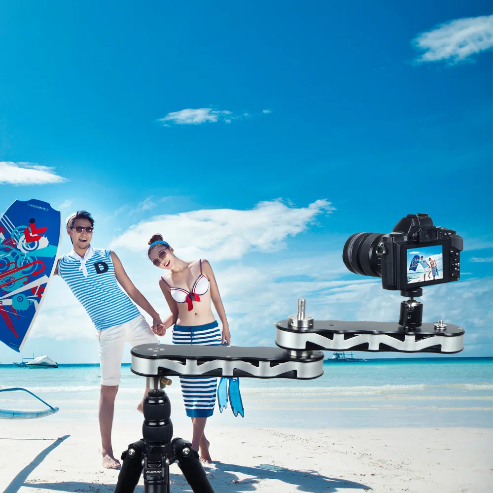 Камера фокусировка Видео слайдер Трек с панорамированием и линейным движением 4x