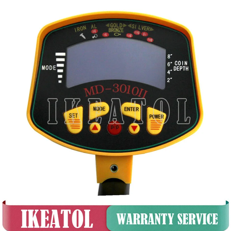 MD3010II металлоискатель Подземный глубокий мое серебро Digger Охотник за сокровищами полностью автоматическая с ЖК-дисплей Дисплей панорамирование на золото