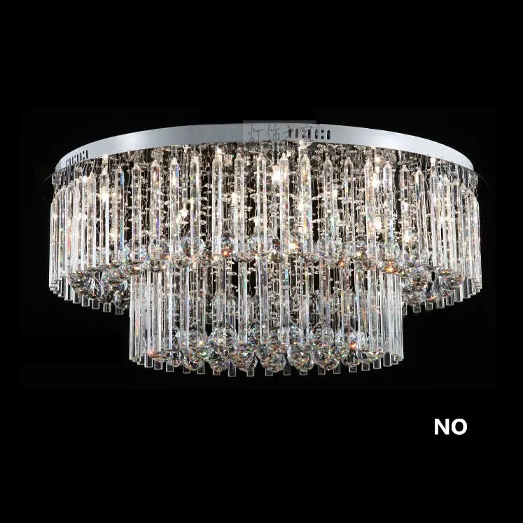 Modern living room ceiling crystal lamp lighting lamps fashion round Bedroom Hall D800XH320mm free shipping | Лампы и освещение