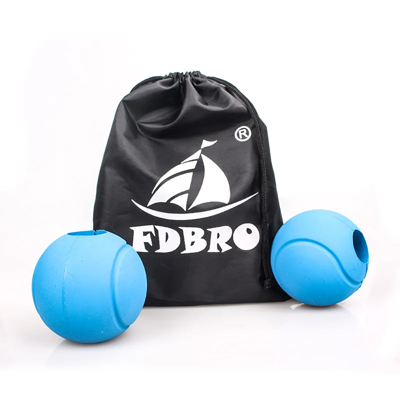 Ball Blue FDBRO 1 пара штанги Грипсы гантели гири жир Грип толстые рукоятки тяга Тяжелая атлетика поддержка противоскользящая Защита Колодки - Цвет: Ball Blue