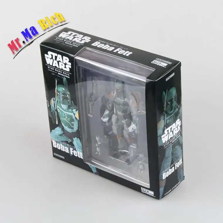 Star Wars Revo 005 Боба Фетт ПВХ фигурку Коллекционная модель игрушки 16 см Бесплатная