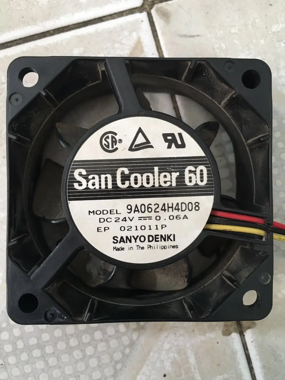 Бесплатная доставка новый оригинальный вентилятор SANYO кулер San 6025 24V 0.06A 6 см 9A0624H4D08
