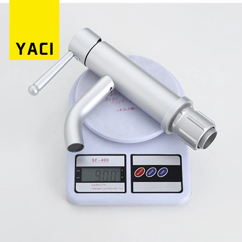 Yaci смеситель Современная Стиль бортике раковина кран Одной ручкой полированной