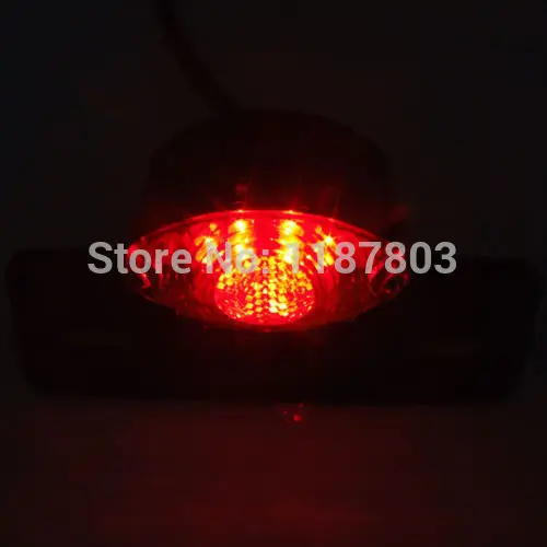 Мотоцикл LED ATV задний Задний сигнал поворота тормоз бег номерной знак светильник