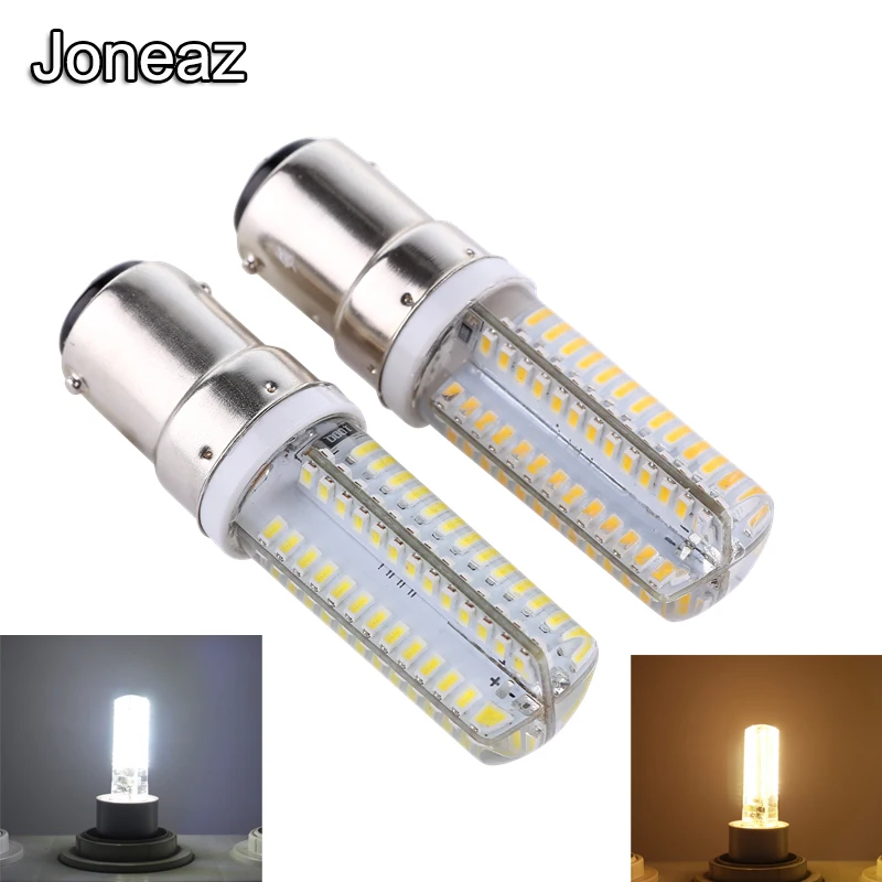 Joneaz 4x ampoule B15 лампочки светодиодные энергосберегающие лампы 110 В 220 Силиконовые