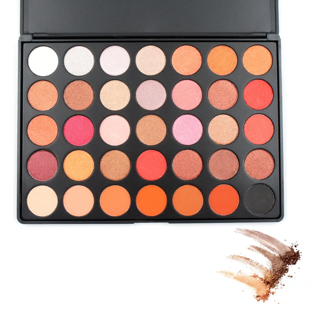 палитра палетки теней новые тени для век Макияж Палитры теплые Цвет попадают в