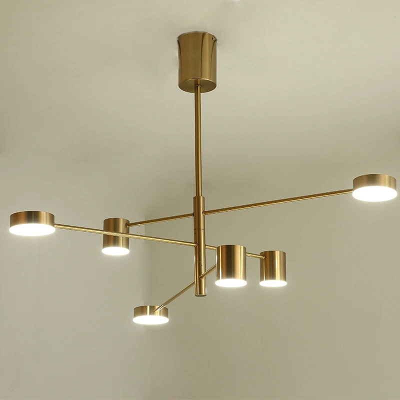 Золотой абажур подвесные светильники LED подвесной светильник GU10 Скандинавский