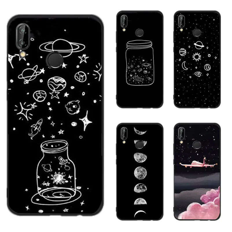 Мягкий ТПУ Для Huawei P Smart Case силиконовый чехол для P20 Lite телефона задняя крышка 20 Mate