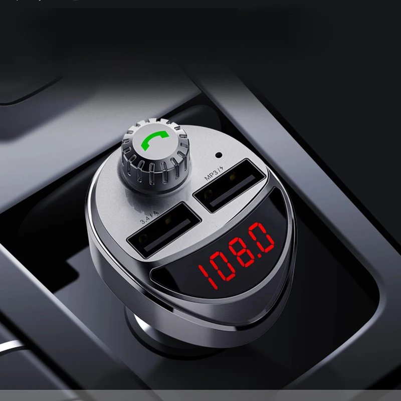 JINSERTA 4.4A быстрый USB Зарядное устройство Bluetooth FM передатчик Беспроводной в