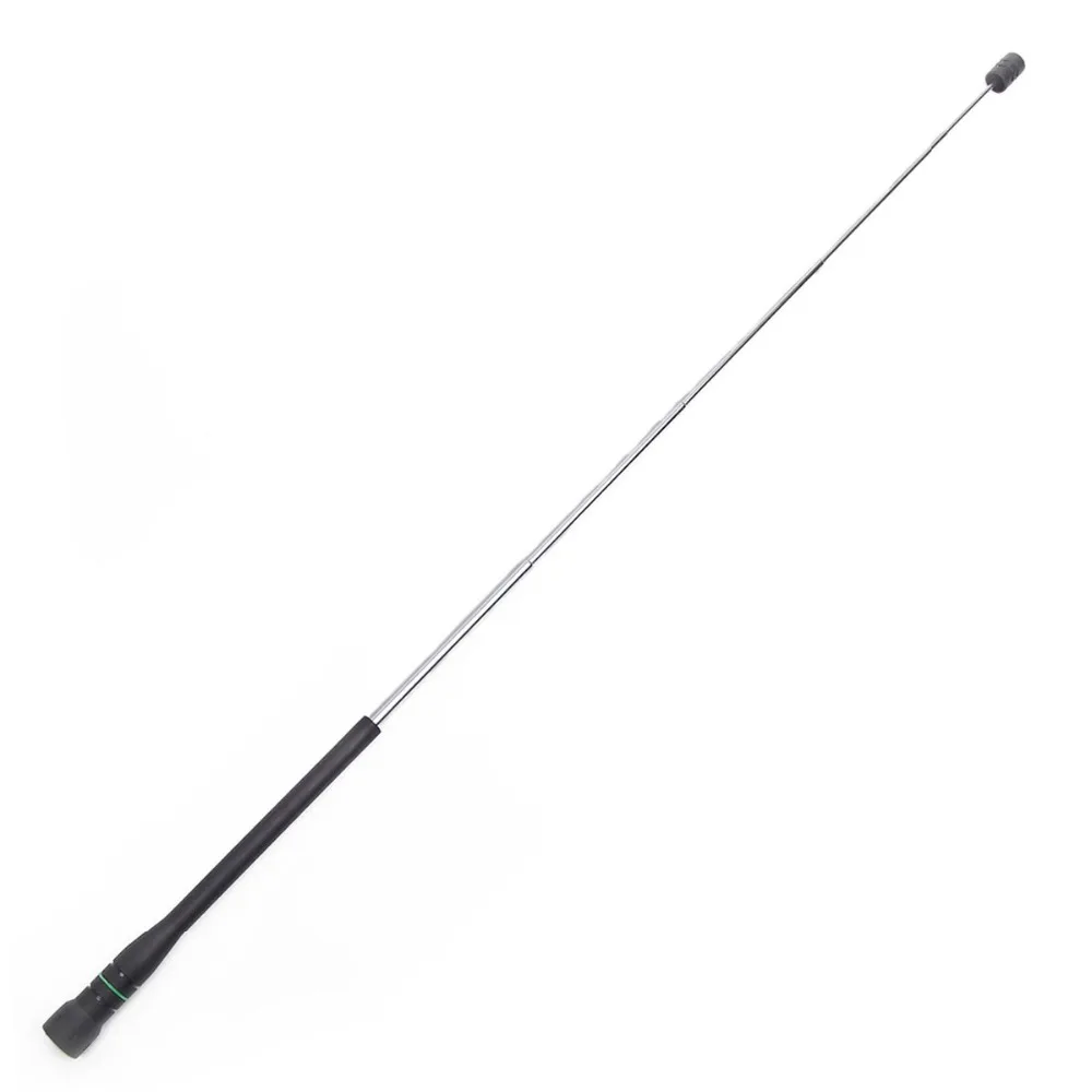 ABBREE AR-775 телескопическая SMA-Male VHF UHF двухдиапазонная антенна для Yaesu VX-6R TYT TH-UV8000D MD-380 Wouxun 8D 9D рация