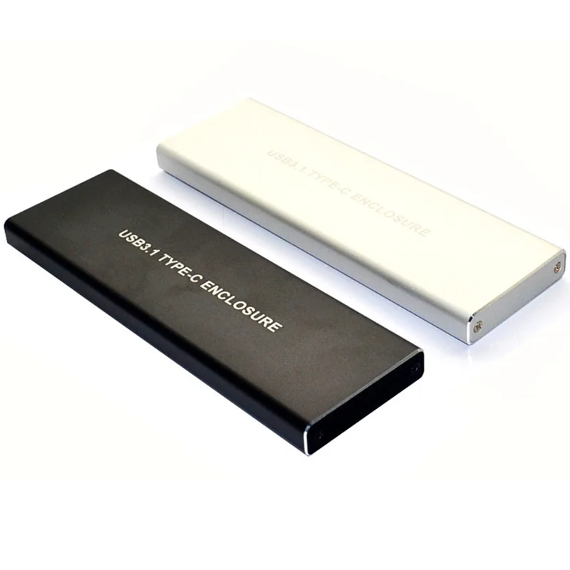 Алюминиевый сплав Usb3.1 к M.2 Ssd Nvme Hdd корпус Ngff Pcie Type-C разъем для жесткого диска Jms583