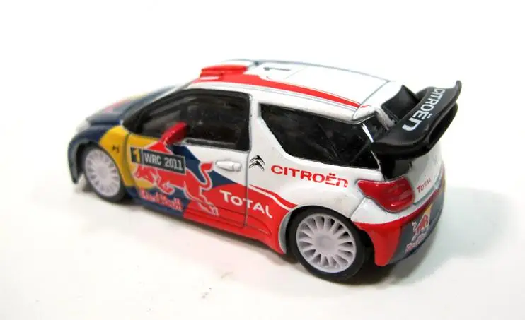 Высокая моделирования CITROEN DS3 WRC гоночная модель, 1: 64 сплава автомобиля игрушки, металлические литья, Коллекция игрушечных автомобилей