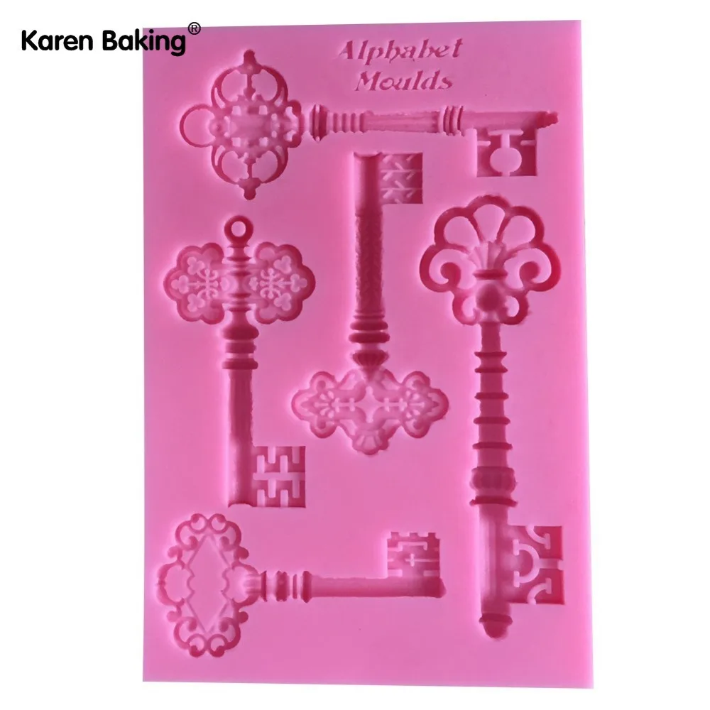 Классическая ключи Форма форма для торта с помадкой формы кухонная формочка