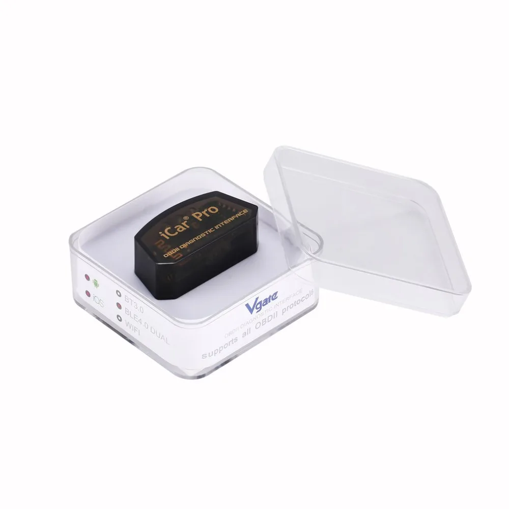 Vgate iCar Pro EML327 V2.1 беспроводной Bluetooth 4 0 для Android Torque APP OBDII сканирующий инструмент