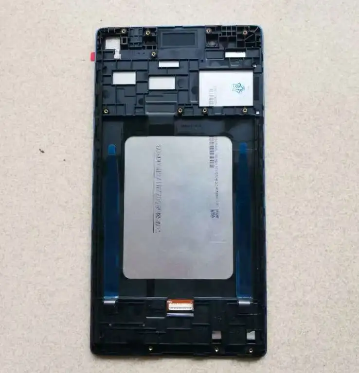 7-дюймовый ЖК-дисплей с сенсорной панелью TV070WSM-TL1 для lenovo Tab 3 Tab3 TB3-730X TB3-730M TB3-730F za13 Стекло дигитайзер в сборе - Цвет: lcd touch with Frame