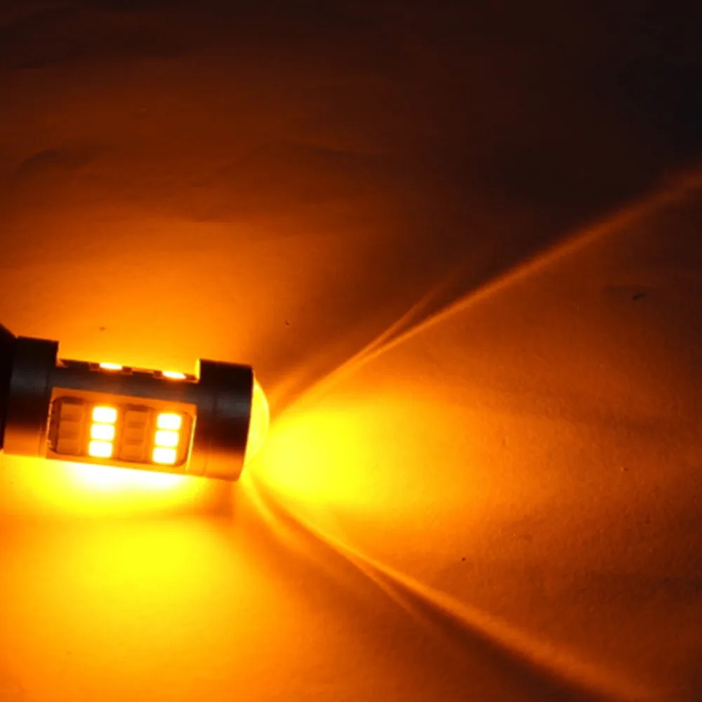 Новый стиль 2 шт. T20 7440 10 Вт 42SMD поворотники дневные ходовые огни светодиодная