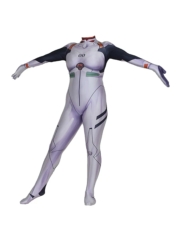 Ayanami Rei костюм лайкра супергерой боди комбинезон Хэллоуин зентай костюмы для