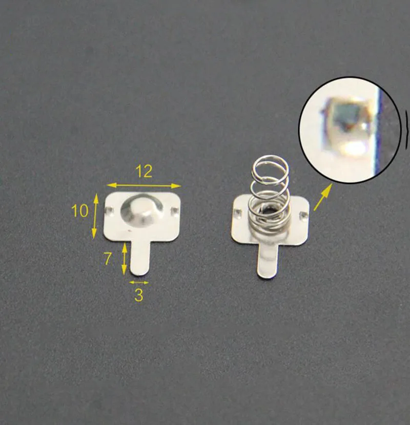 Батарейный блок AA Пружинные контакты положительные и отрицательные 100 пара |