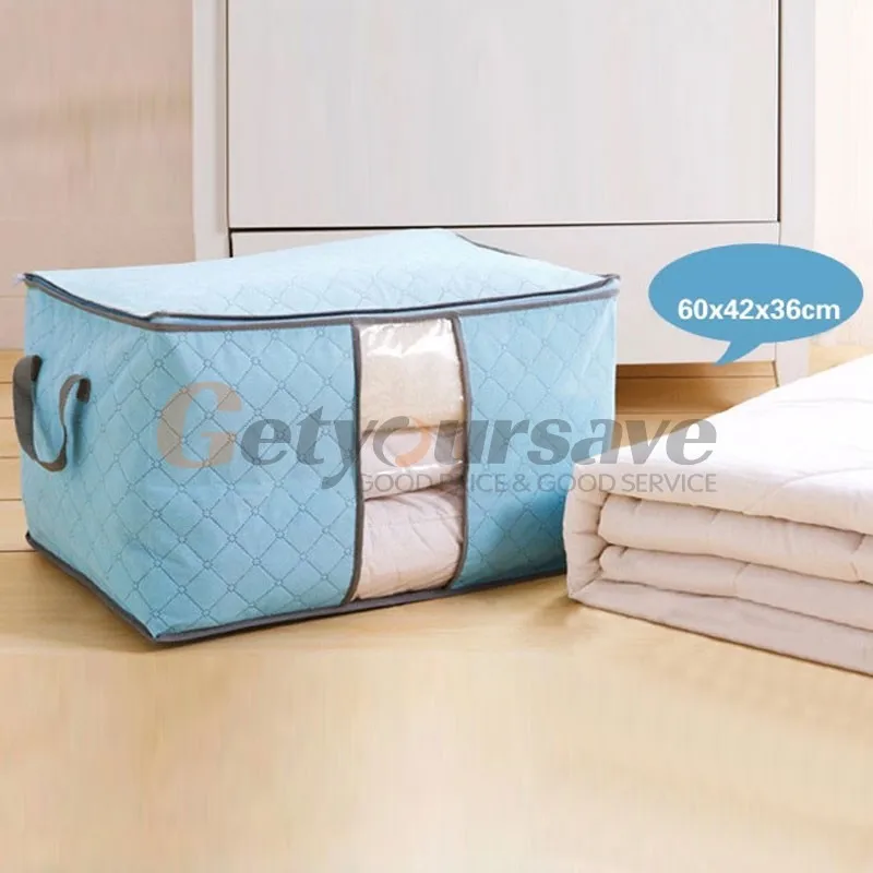 Большой нетканый органайзер для хранения одеял|Коробки и ящики хранения| |