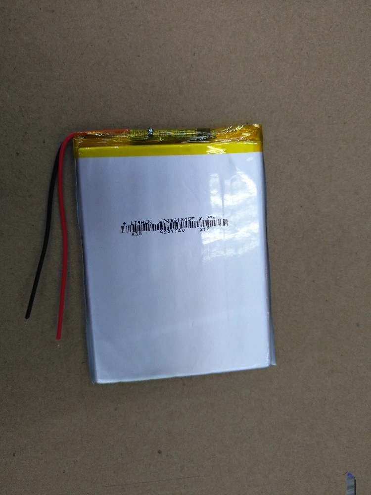 Пакет 3 7 в полимерная литиевая батарея 436184 GPS Навигация MP3/4 Источник питания