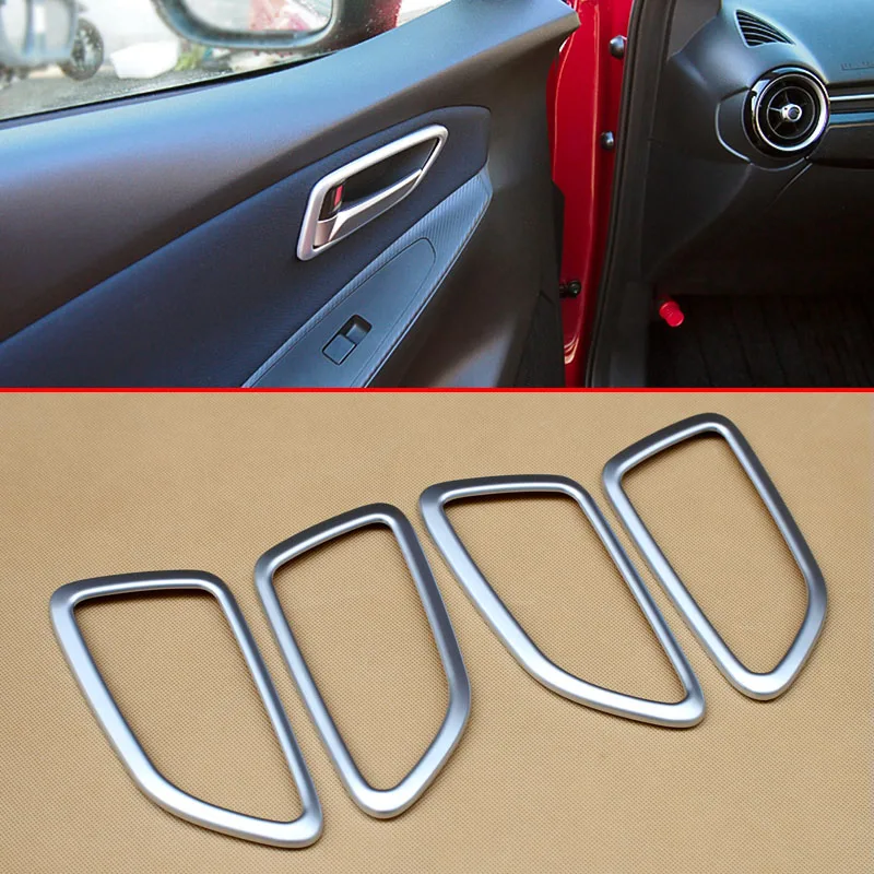 Накладки на дверные ручки для Mazda 2 Demio 2015 2018 DJ DL 2|door handle cover|handle covercover |
