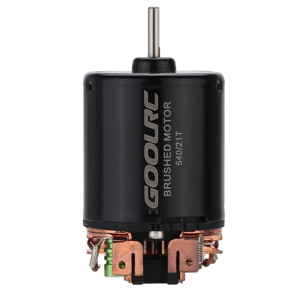 GoolRC 540 21T 4 полюсный щеточный двигатель для 1/10 1/12 4WD радиоуправляемого