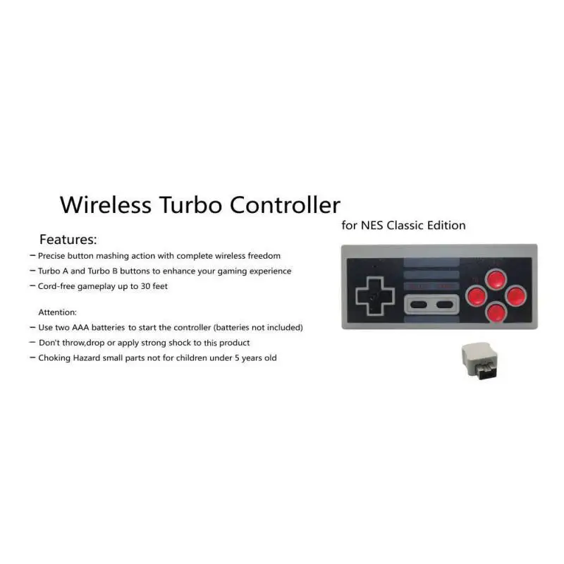 2,4G беспроводной контроллер геймпад для Nintend мини NES Classic Edition консоли игровой контроллер игровые устройства с джойстиком