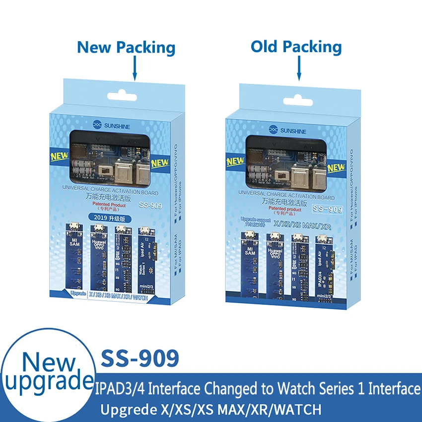 Универсальная плата для зарядки мобильных телефонов SS-909 iPhone XS/XR/8/8 P/7/6 тест на