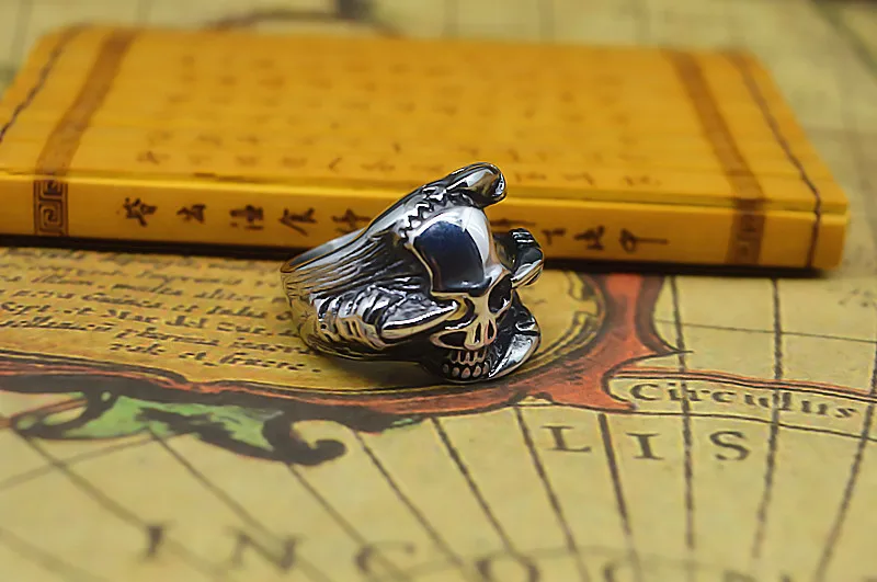 Titanium steel tiger head ring men's ring jewelry new products free shipping