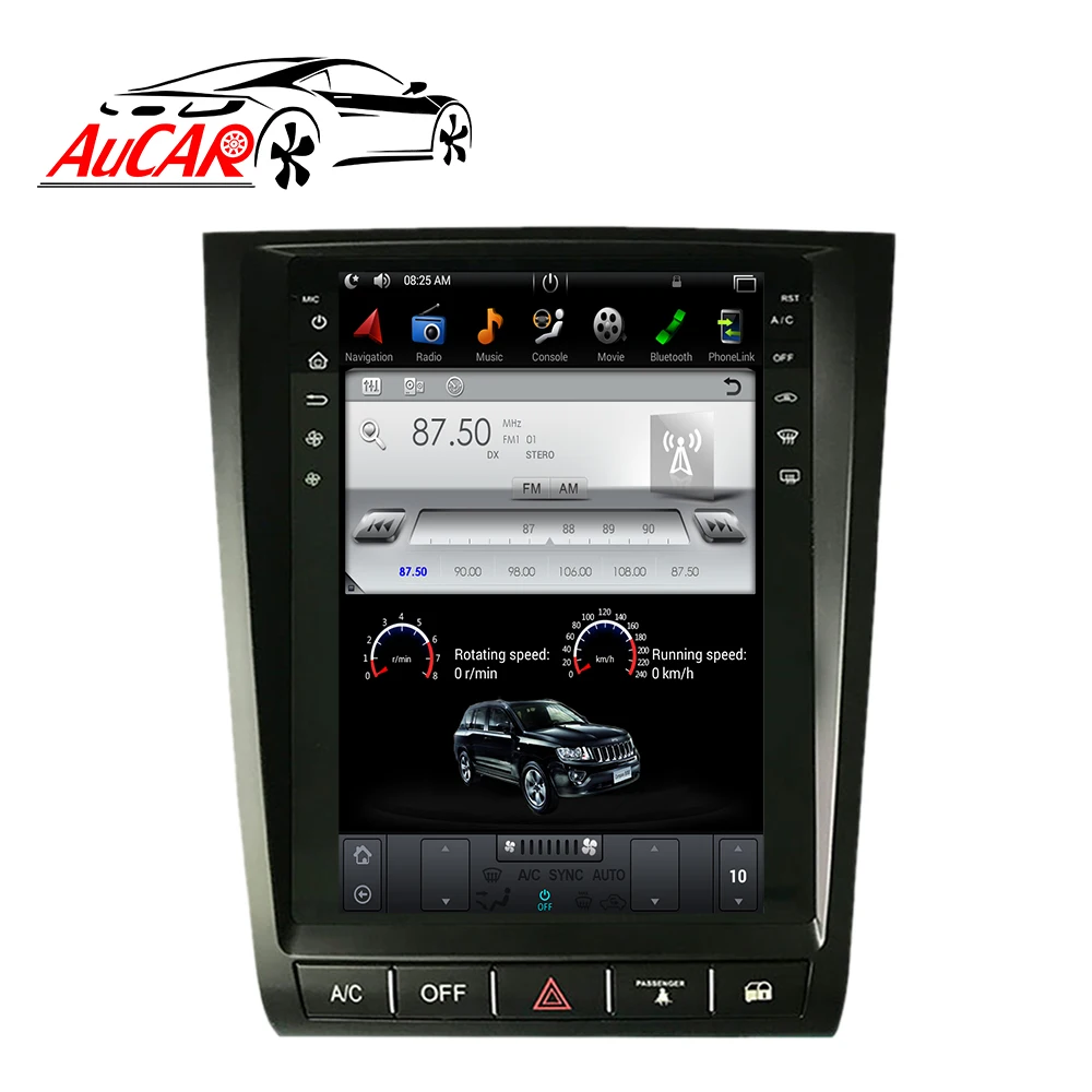 

AuCAR 2 din Android 8.1 Tesla Style IPS Screen 12.1‘’ Car radio For Lexus GS300 GS350 GS400 GS430 GS460 1 din cassette player