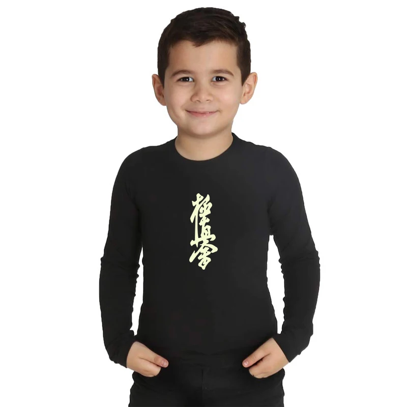 Забавная детская рубашка LYTLM Kyokushin детские топы для девочек рубашки в стиле панк