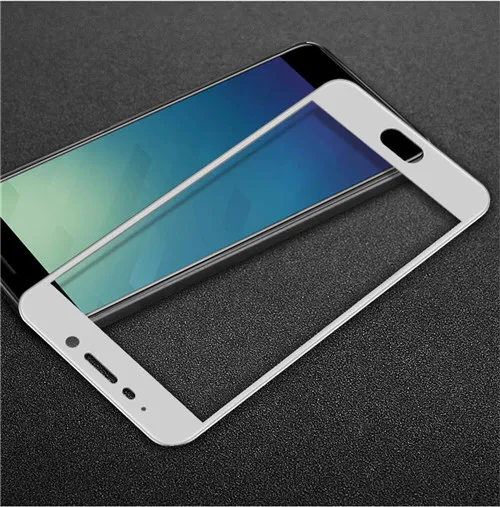 Бренд IMAK полное покрытие закаленное стекло для Meizu M6 NOTE Стекло 9H 2.5D Премиум полный экран протектор Защитная пленка безопасный Чехол - Цвет: White