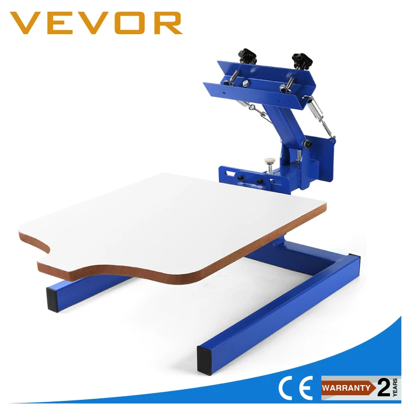 Screen Printing Machine 1 Color Silk Station Press Double Spring T-shirt DIY ( | Инструменты