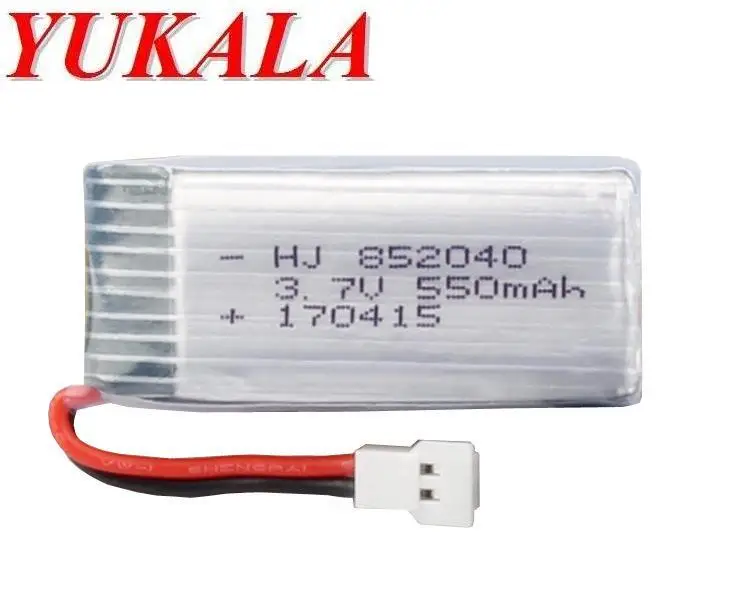 4 шт. JXD523 JXD523W RC Квадрокоптер Дрон 3 7 в 550 мАч литий полимерный аккумулятор 852040|drone