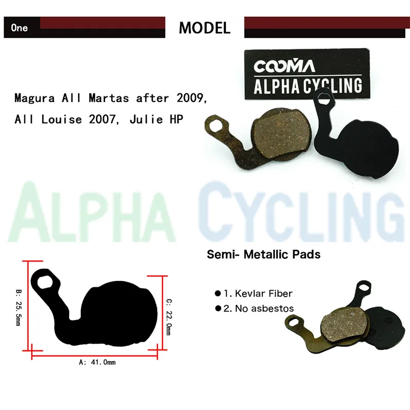 Велосипедные дисковые Тормозные колодки для Magura Louise series 2007/2008 Julie HP2009 Marta 2009