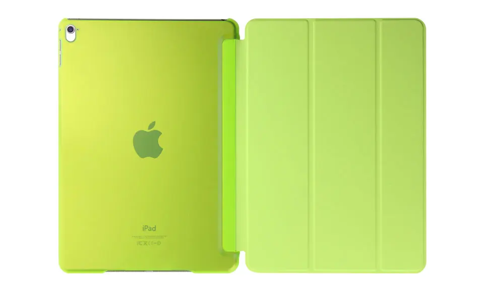 Чехол Rygou для iPad Pro 12,9 года выпуска, из искусственной кожи, трехслойная подставка, смарт-чехол, авто Пробуждение сна для iPad Pro 12,9 чехол - Цвет: green