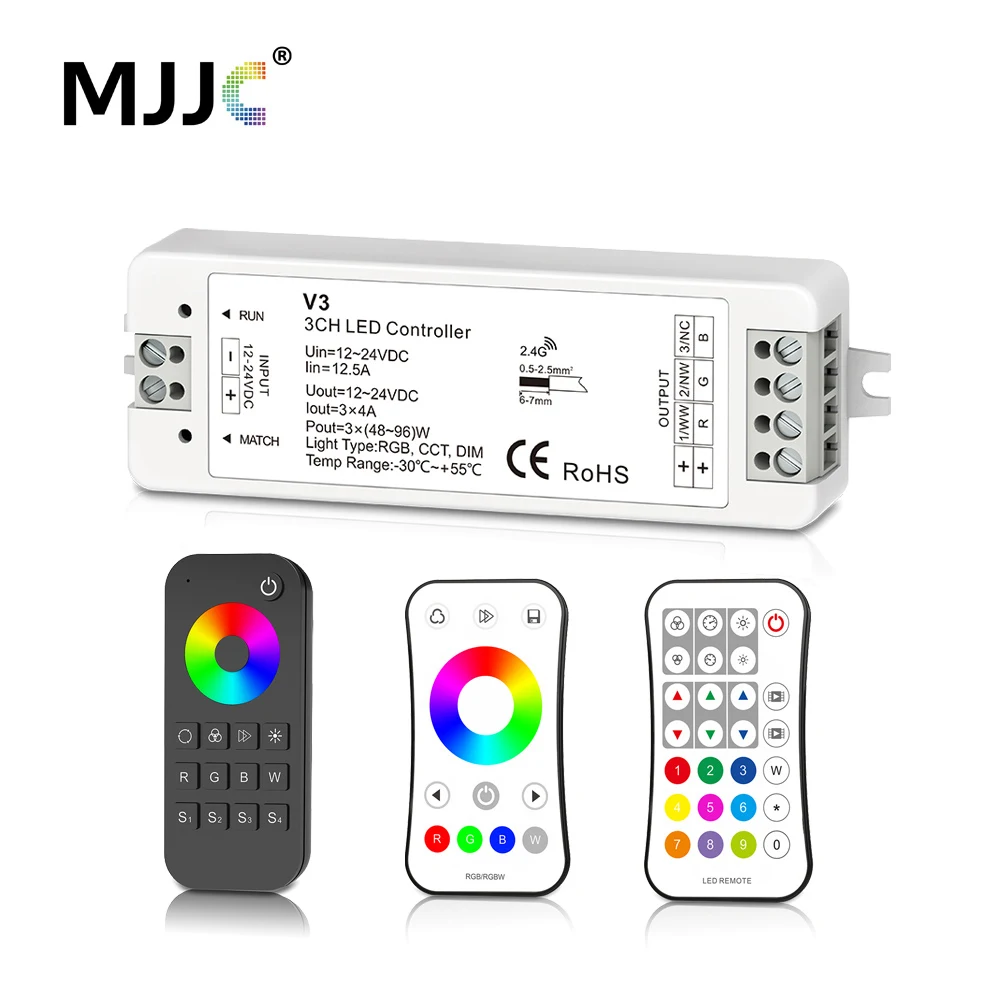 

RGB контроллер MJJC 12В 24В