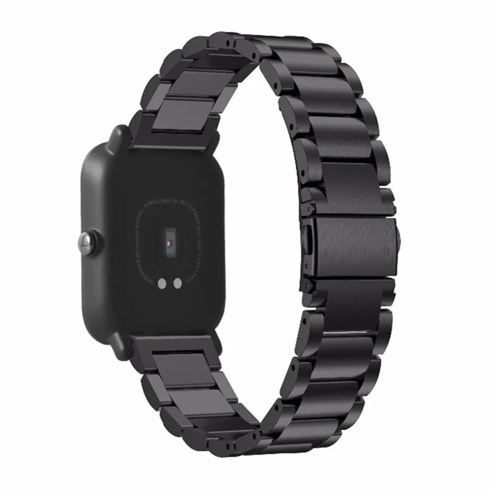 Металлический ремешок TAMISTER для Xiaomi Huami Amazfit Bip BIT PACE Lite Молодежные Смарт часы