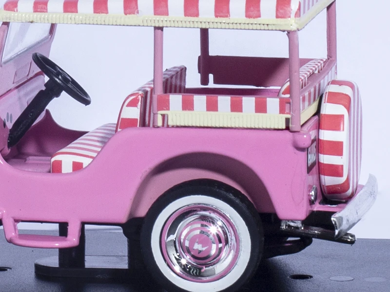 Модель автомобиля ELVIS 1960 Jeep Surrey CJ3B Greenlight 1/43 литая под давлением ограниченная