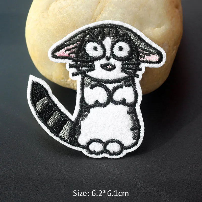 Щенок Котенок птица милые животные вышитые патчи на железе для одежды DIY Полосы Аппликация детская одежда наклейки значки - Цвет: 4