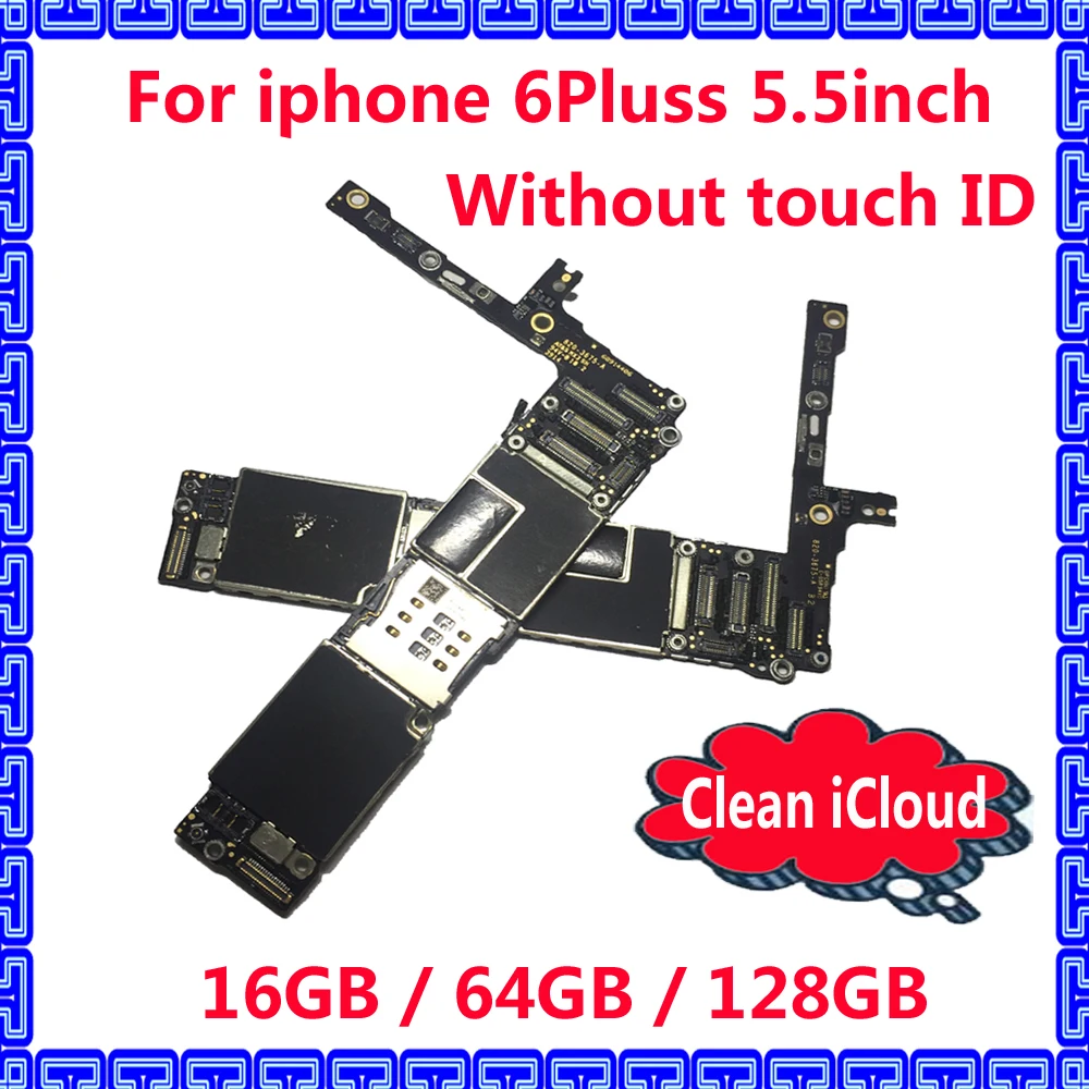 16 Гб/64 Гб/128 ГБ оригинальная материнская плата для iphone 6 Plus без touch ID