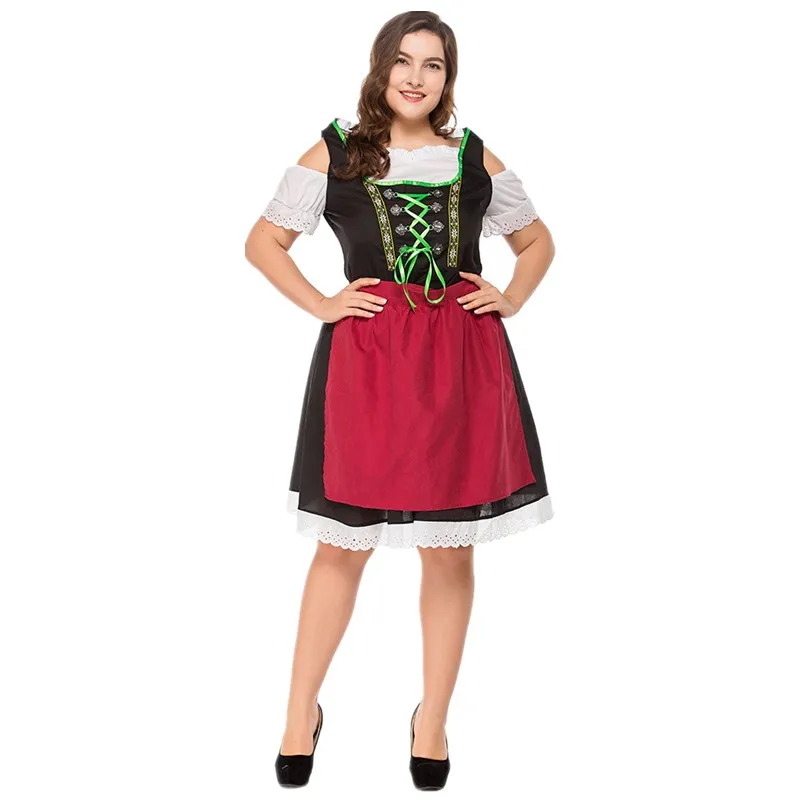 Костюм для косплея на Хэллоуин карнавал взрослых горничной нарядное платье