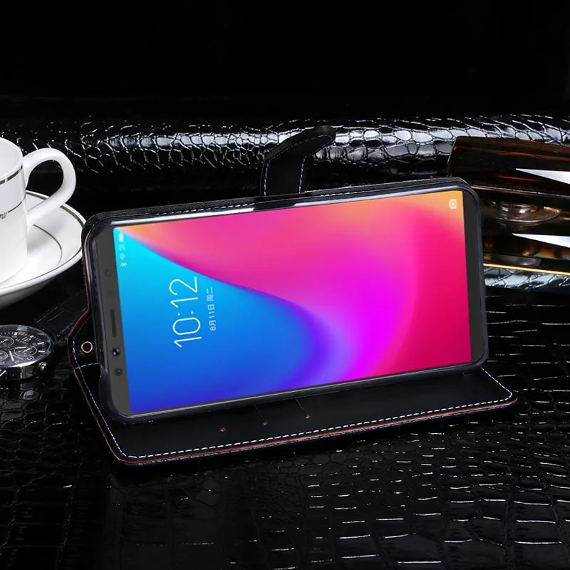 Для lenovo K5 Pro Чехол 5,45 ''Крокодил зерна Флип Бумажник кожаный Капа чехол для lenovo K5 Pro крышка аксессуары